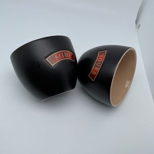 RARE BAILEYS IRISH CREAM Yours And Mine Cups-Set of 2 Mugs/Bowls Vintage